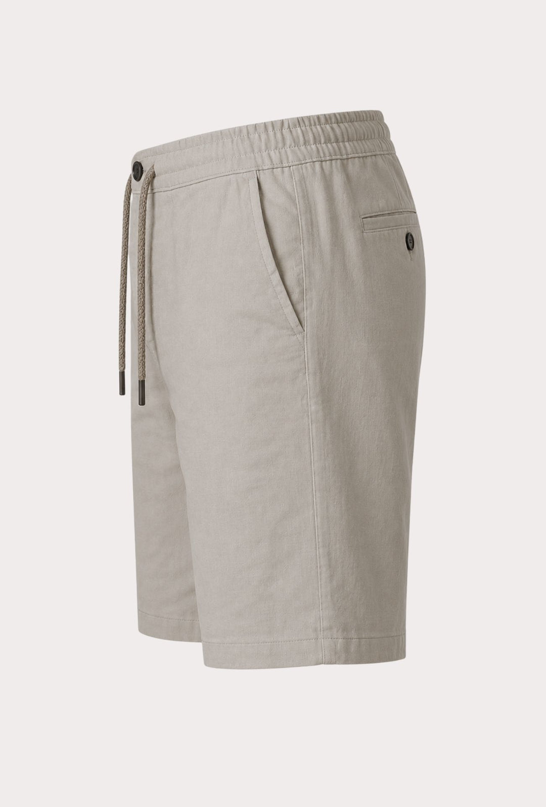 Bermuda Uomo Chino REKUAIT in  Lino e  Viscosa – BEIGE