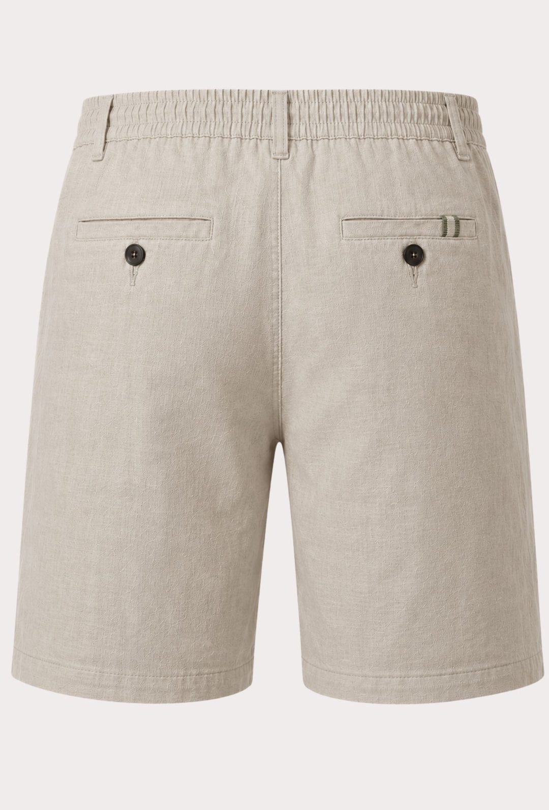 Bermuda Uomo Chino REKUAIT in  Lino e  Viscosa – BEIGE