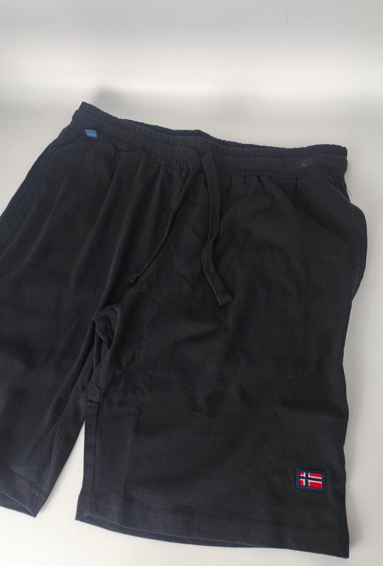 Bermuda Uomo NORWAY in tuta 100% Cotone- NERO