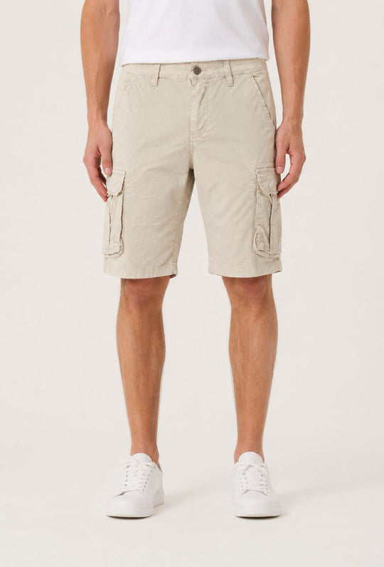 Bermuda Cargo uomo Pantaloncino Dresserd con tasconi laterali - BEIGE