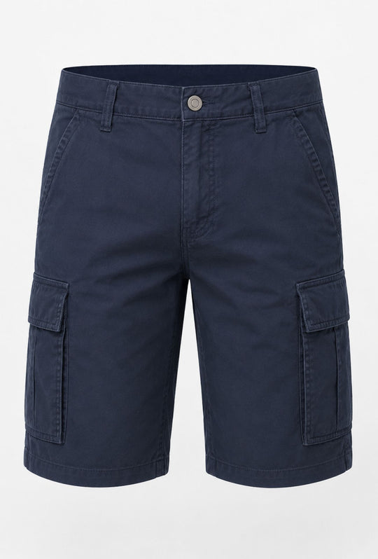 Bermuda Cargo uomo Pantaloncino Dresserd con tasconi laterali - BLU