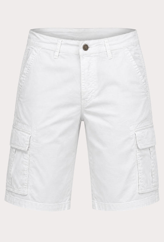 Bermuda Cargo uomo Pantaloncino Dresserd con tasconi laterali - BIANCO