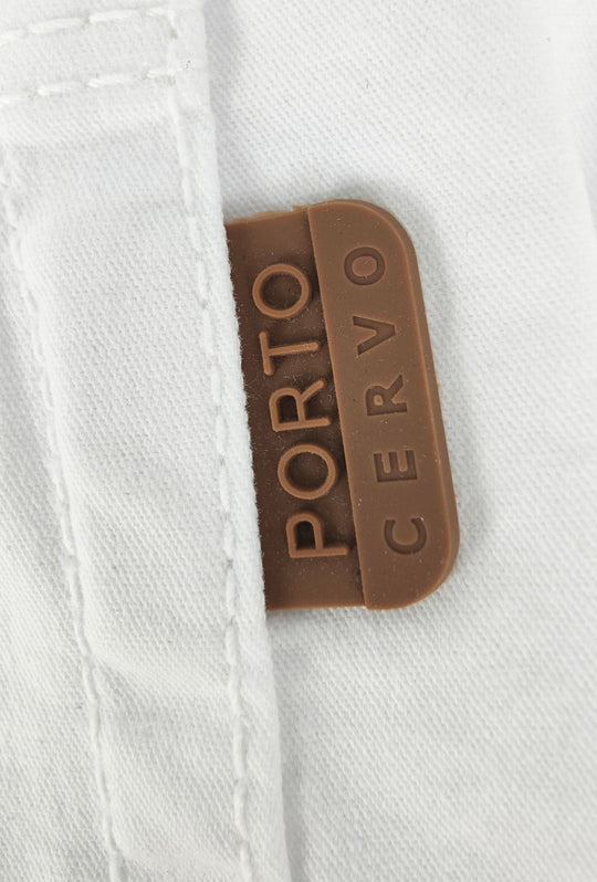 Pantalone uomo Portocervo 5 tasche in cotone leggero - BIANCO