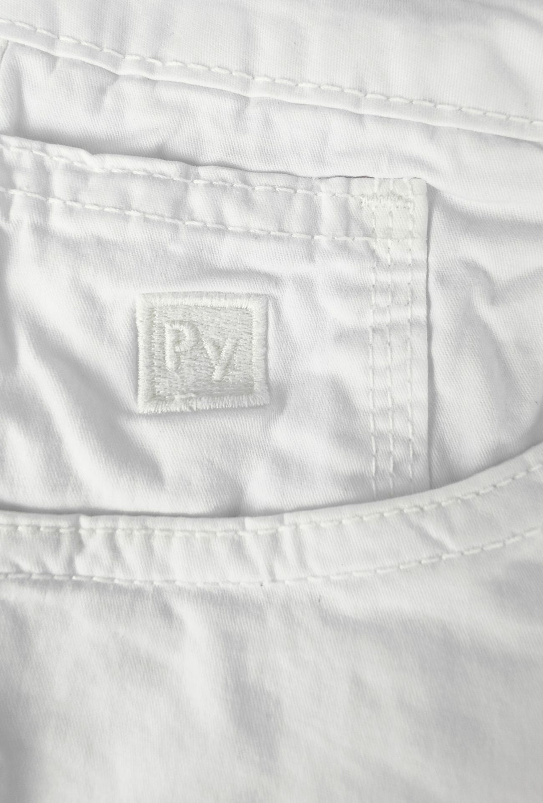 Pantalone uomo Portocervo 5 tasche in cotone leggero - BIANCO