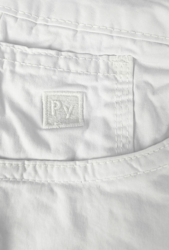 Pantalone uomo Portocervo 5 tasche in cotone leggero - BIANCO