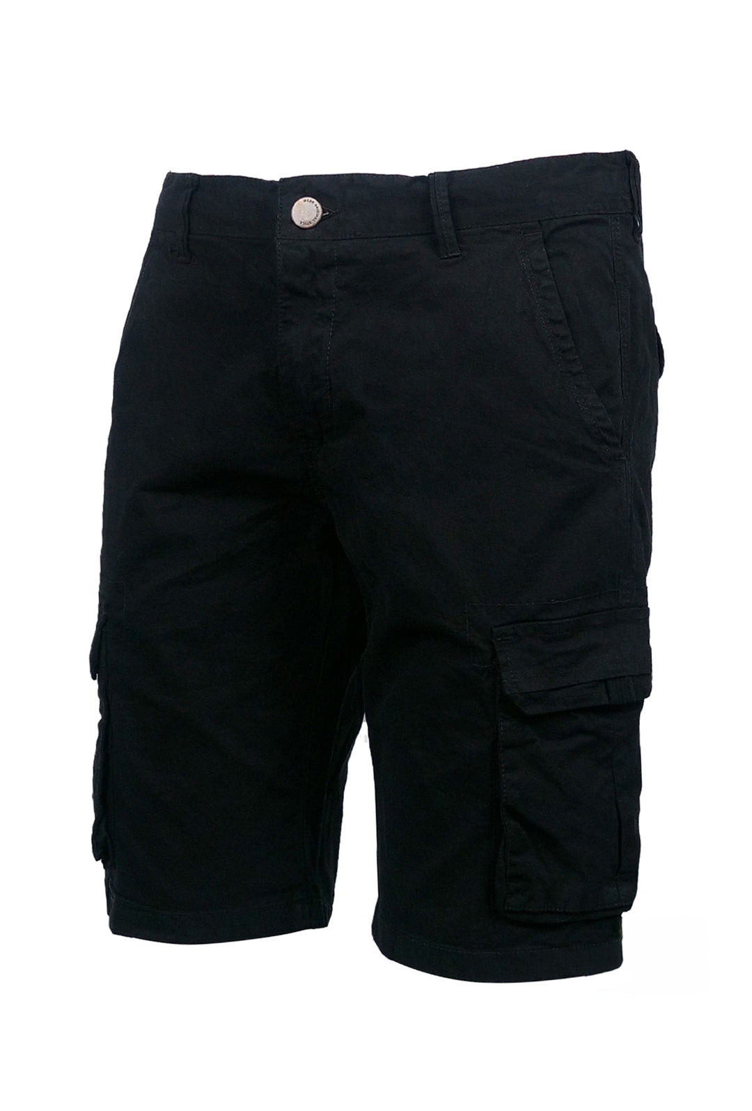 Bermuda Uomo Tasconi Laterali Pantaloncino in Cotone Tasche laterali Dresserd - NERO