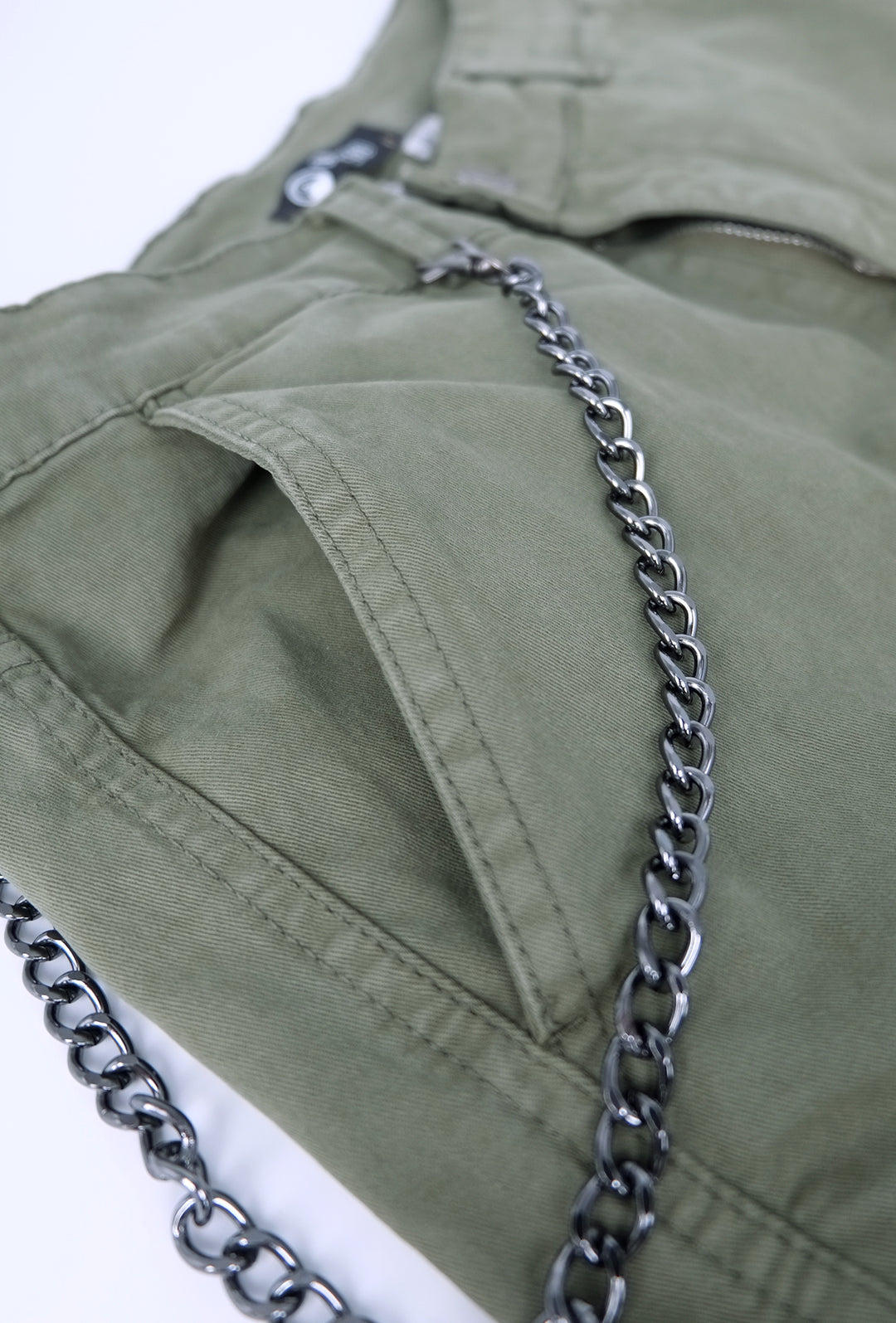 Pantaloncini Bermuda Verde Militare Da Uomo Con Tasconi Scrambler Ducati X Cargo Shorts A723500067 P - Foto 3