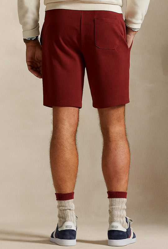 Bermuda uomo Ralph Lauren in maglia doppia Pantatuta Corto - BORDEAUX