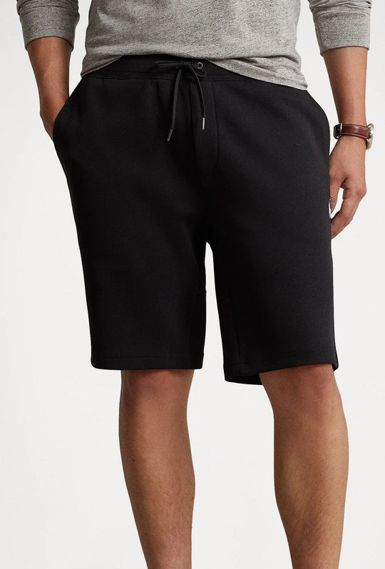 Bermuda uomo Ralph Lauren in maglia doppia Pantatuta Corto - NERO