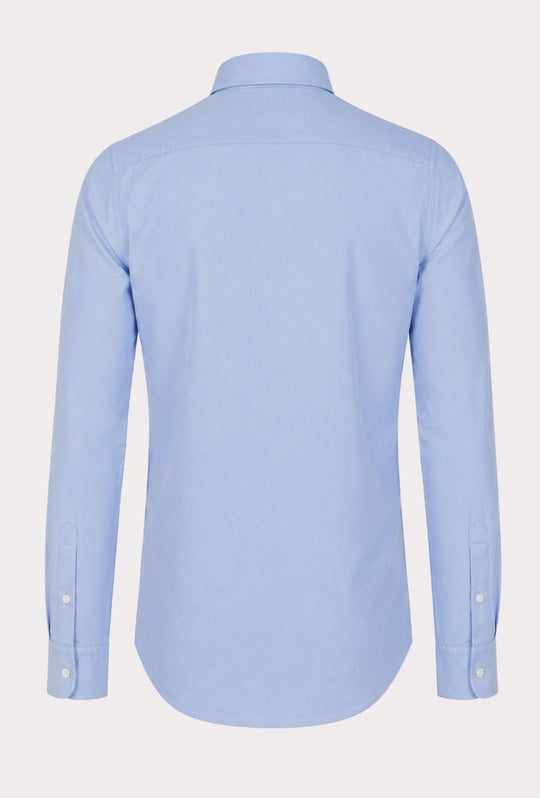 Camicia Uomo Calvin Klein manica lunga Button down semi slim fit - CELESTE