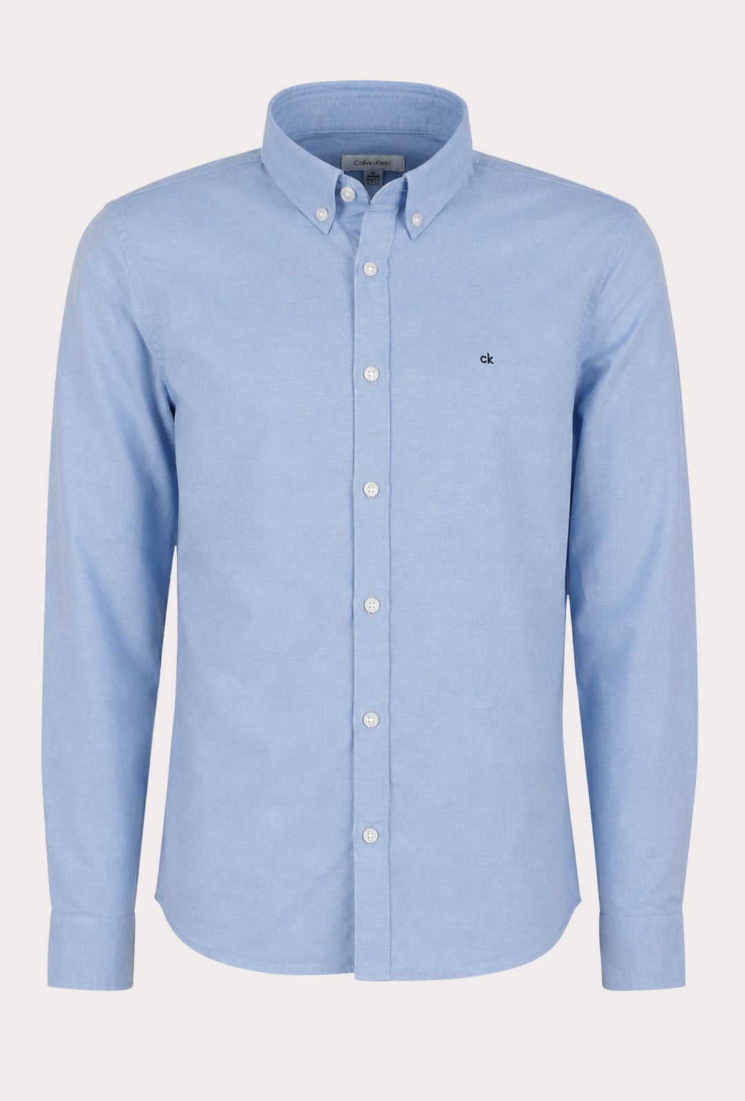Camicia Uomo Calvin Klein manica lunga Button down semi slim fit - CELESTE