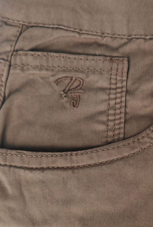 Pantalone uomo Portocervo 5 tasche in cotone leggero - CAMMELLO