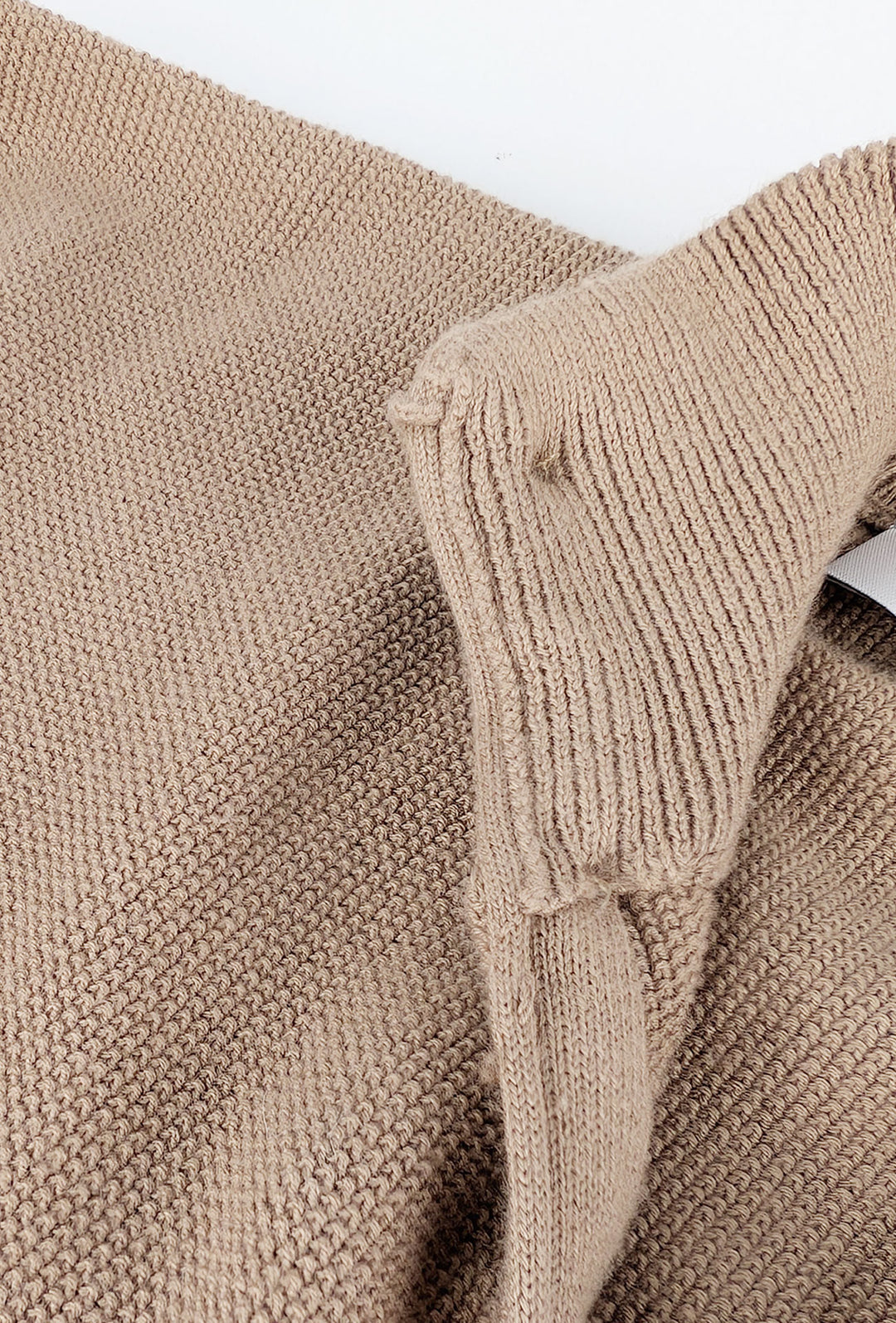 Cardigan uomo Maglione cotone trama lavorata con bottoni - CAMMELLO