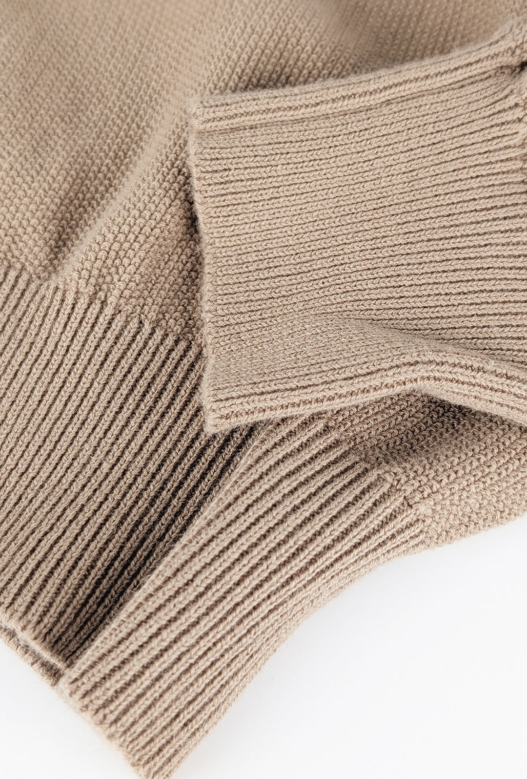 Cardigan uomo Maglione cotone trama lavorata con bottoni - CAMMELLO