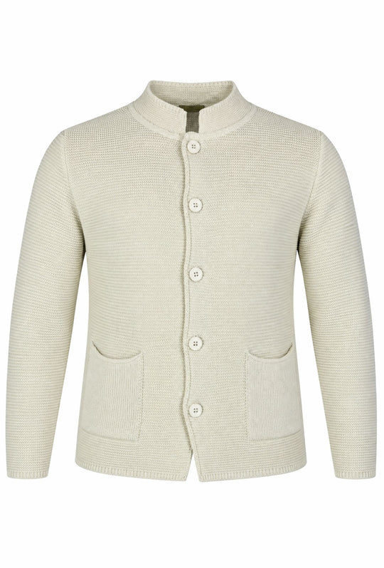 Cardigan Uomo Maglie in cotone con bottoni Giacca in maglia Semi Slim Fit  Dresserd - BEIGE