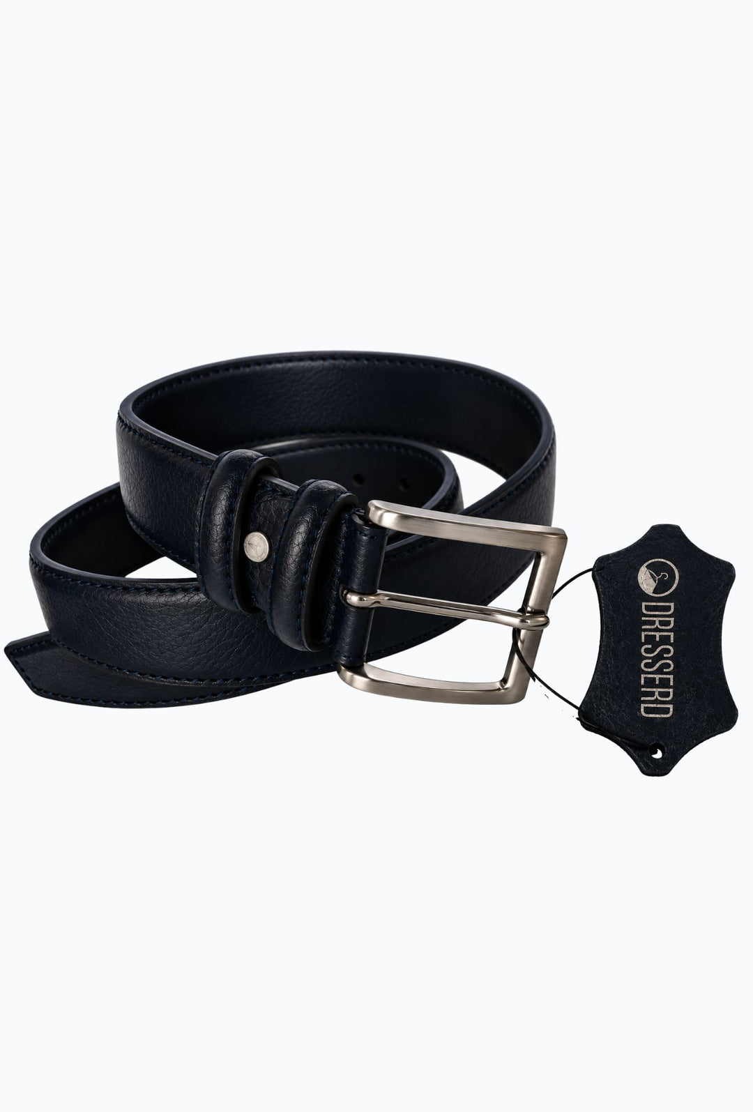 Cintura Uomo DRESSERD in Pelle di Vitello Made in Italy- BLU