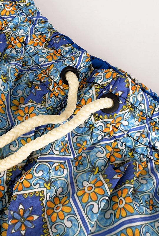 Costume uomo con fantasia geometrica costumi mare
