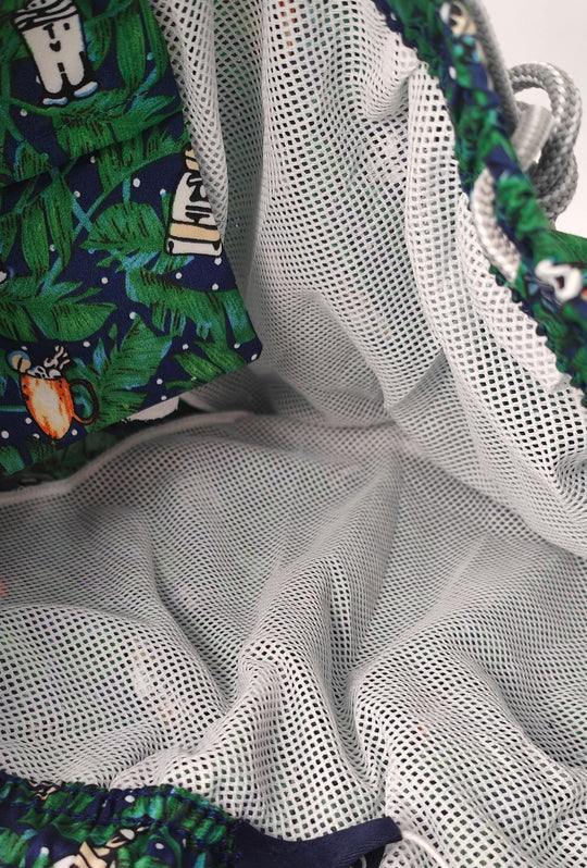 Costume da bagno uomo fantasia tropical mojito – VERDE TROPICALE