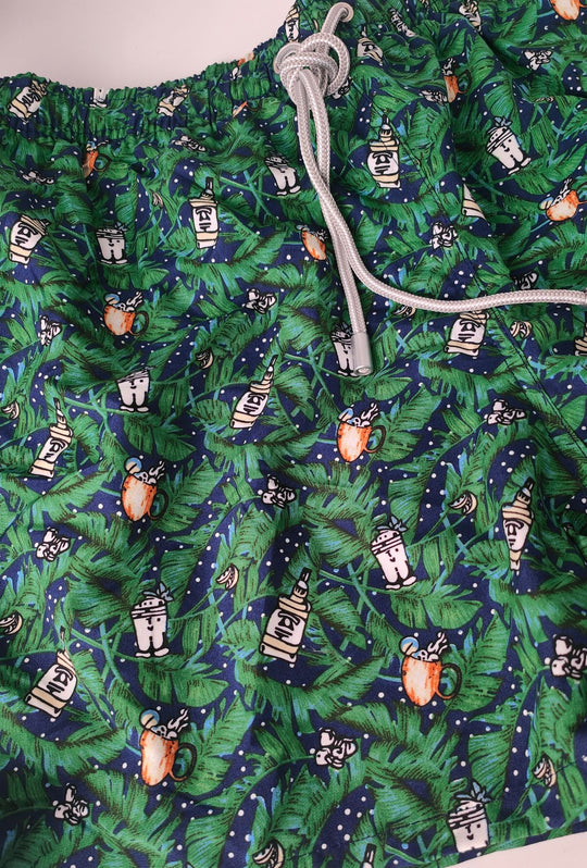 Costume da bagno uomo fantasia tropical mojito – VERDE TROPICALE