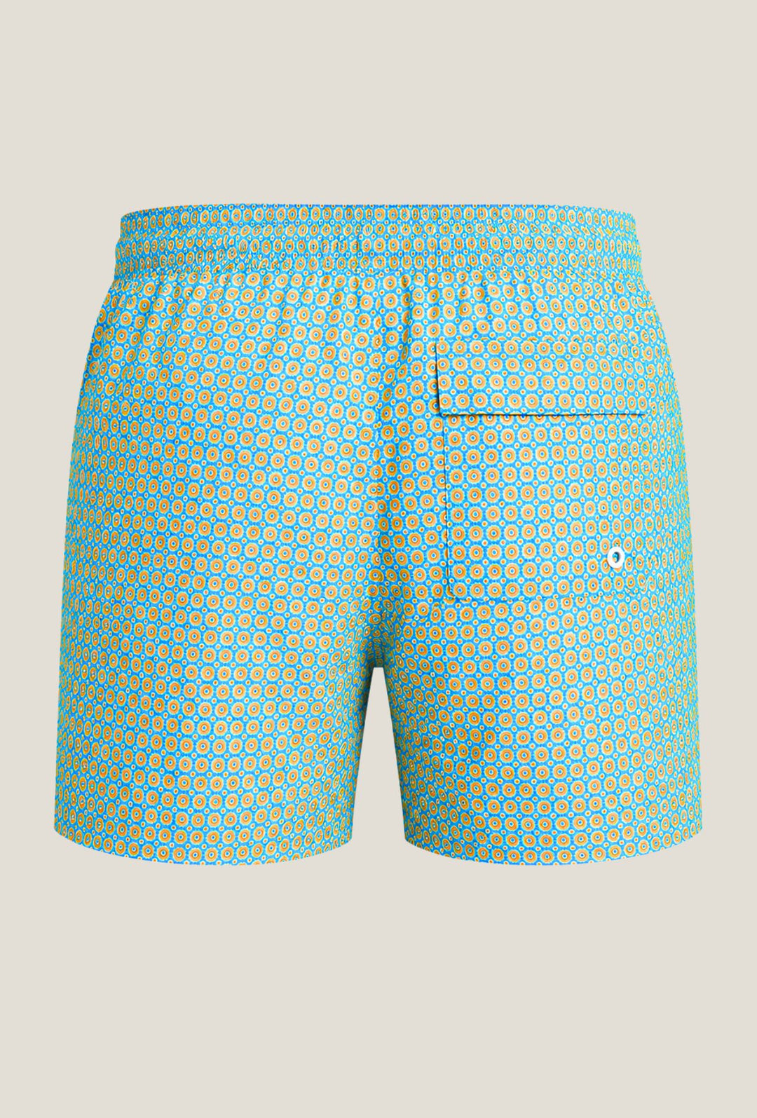 Costume da bagno uomo fantasia geometrica - AZZURRO