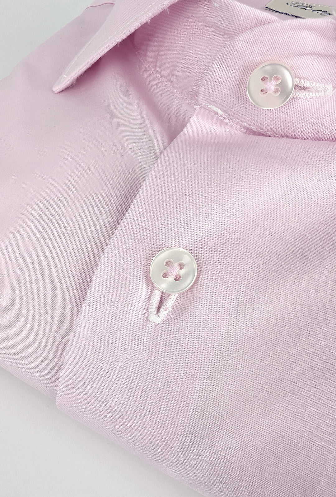 Camicia Uomo Manica lunga in cotone slim fit tinta Unita - ROSA