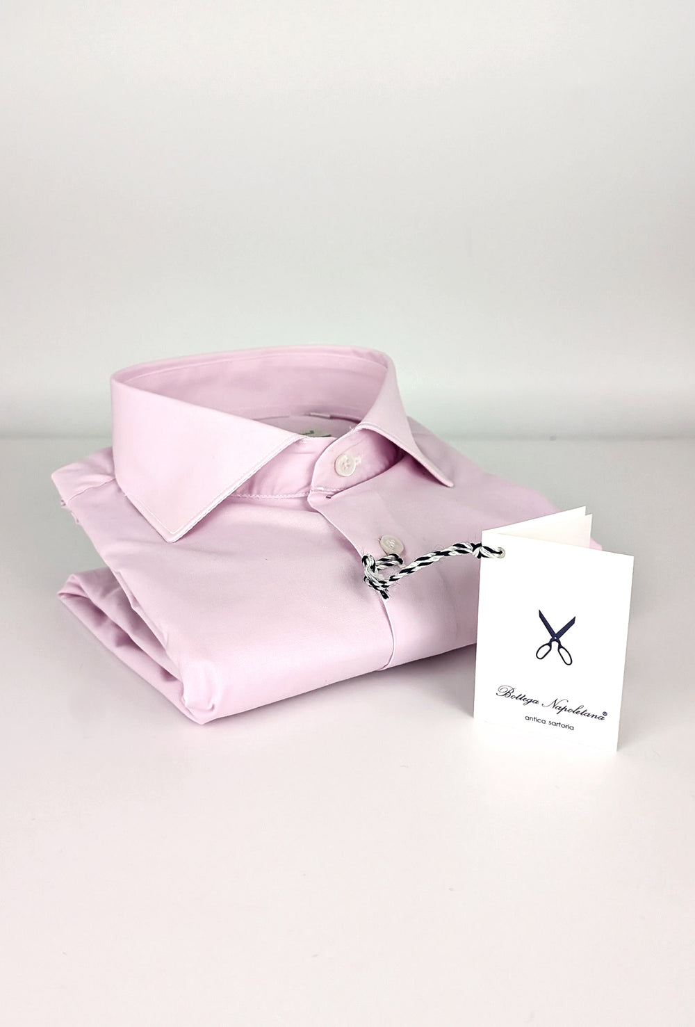 Camicia Uomo Manica lunga in cotone slim fit tinta Unita - ROSA