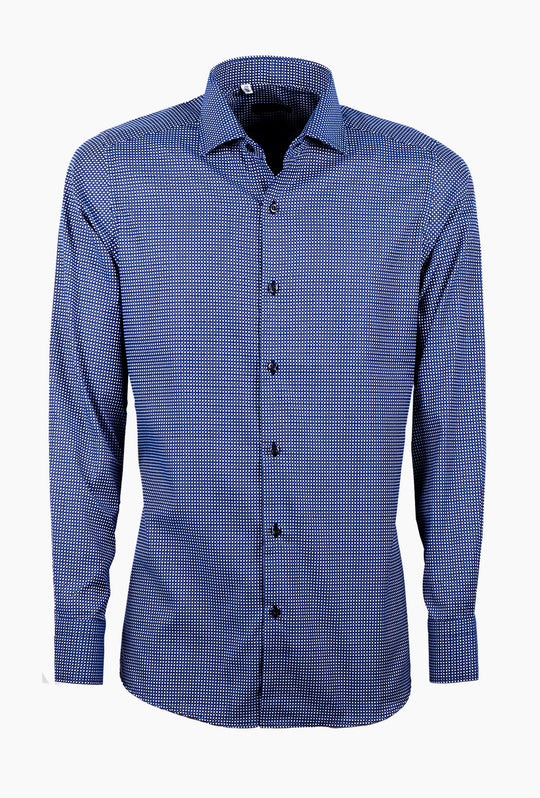 Camicia Uomo manica lunga micro fantasia Dresserd