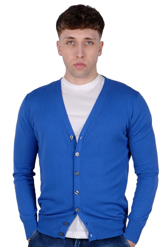 Cardigan Uomo in 100% Cotone Maglia aperta con bottoni Dresserd - AVIO