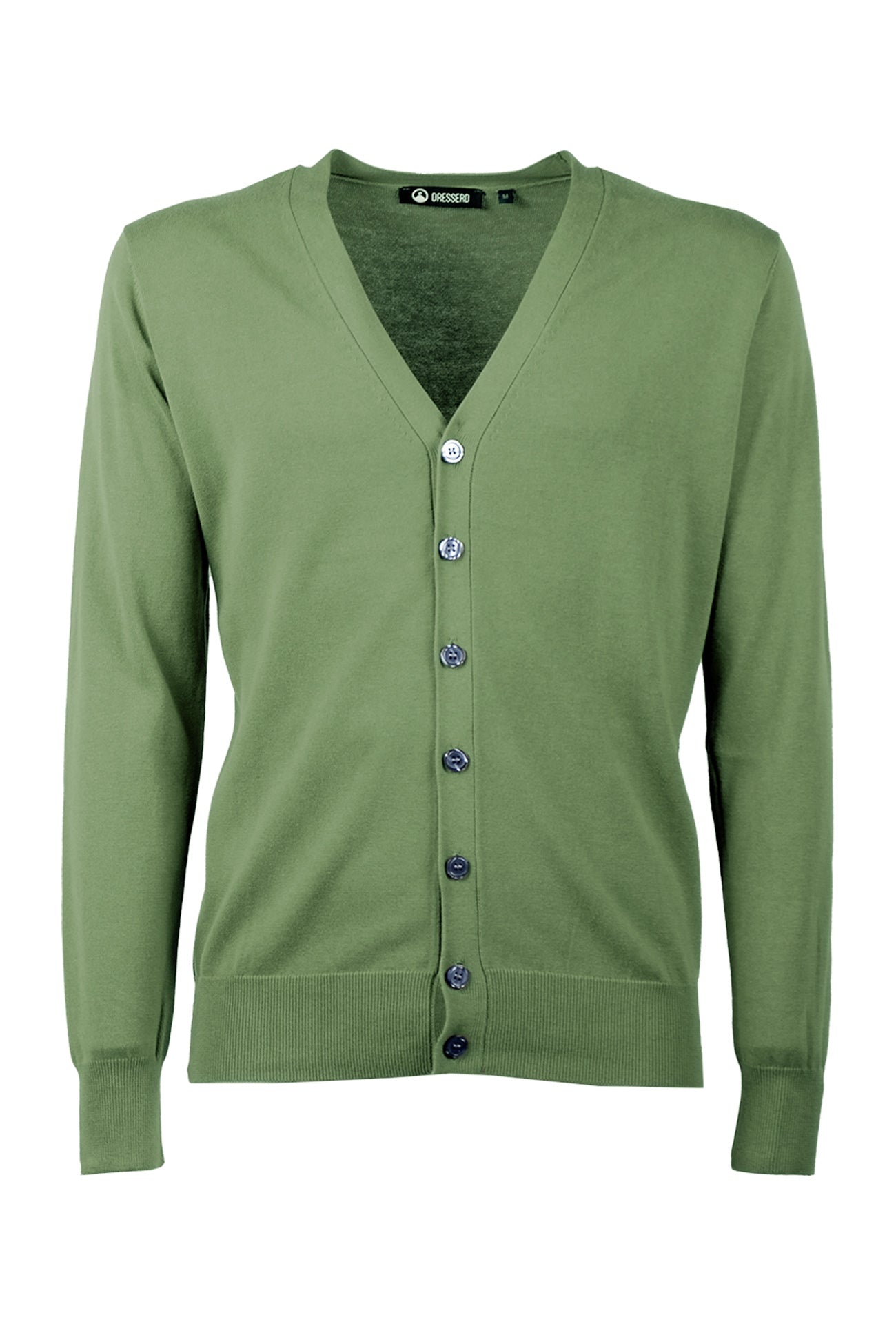 T-Shirt Uomo 100% Cotone Stile Militare - Verde Oliva, Manica Corta, Basic, Taglia M - 4