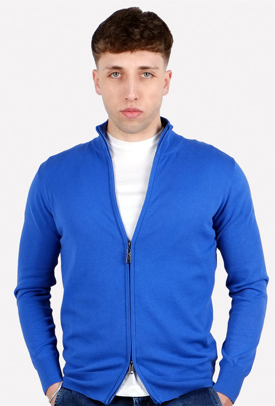 Maglia giacca aperta con zip maglioncino con cerniera in cotone Dresserd - AVIO