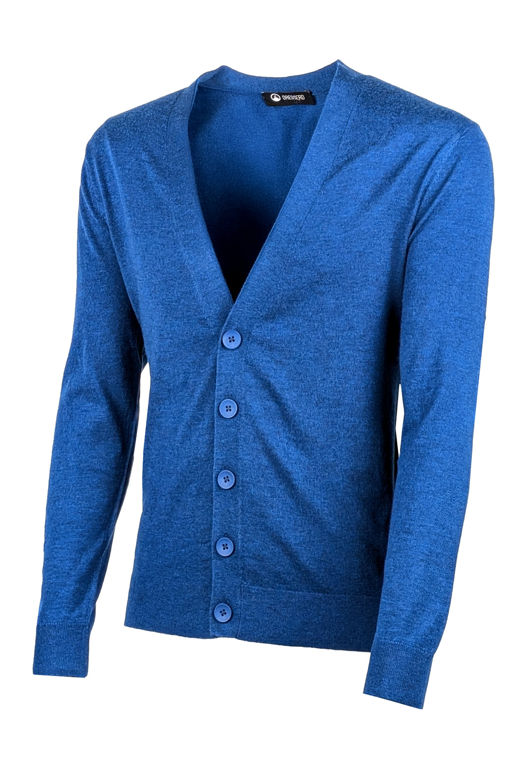 Cardigan in lana rasata Dresserd maglia aperta con bottoni - AVIO