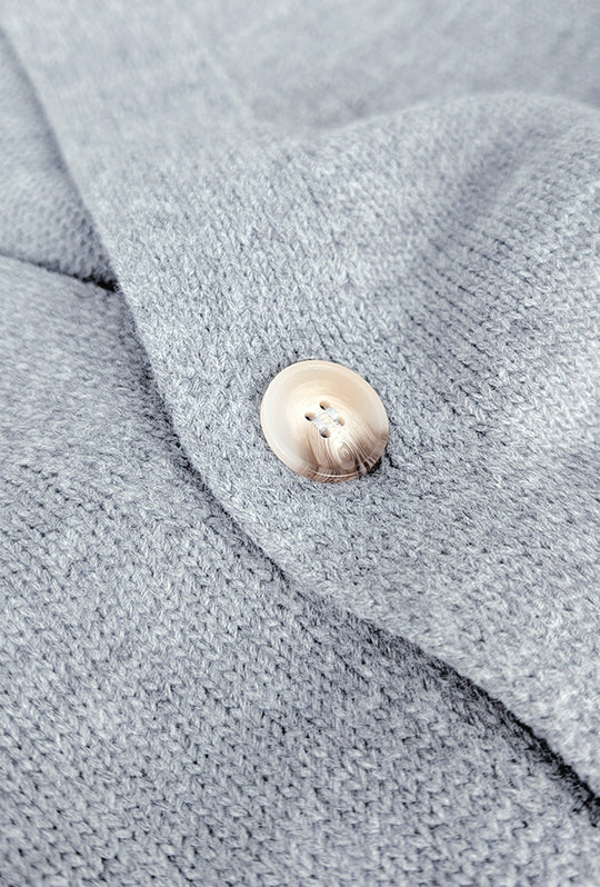 Cardigan Uomo in Lana Maglia Dresserd - GRIGIO