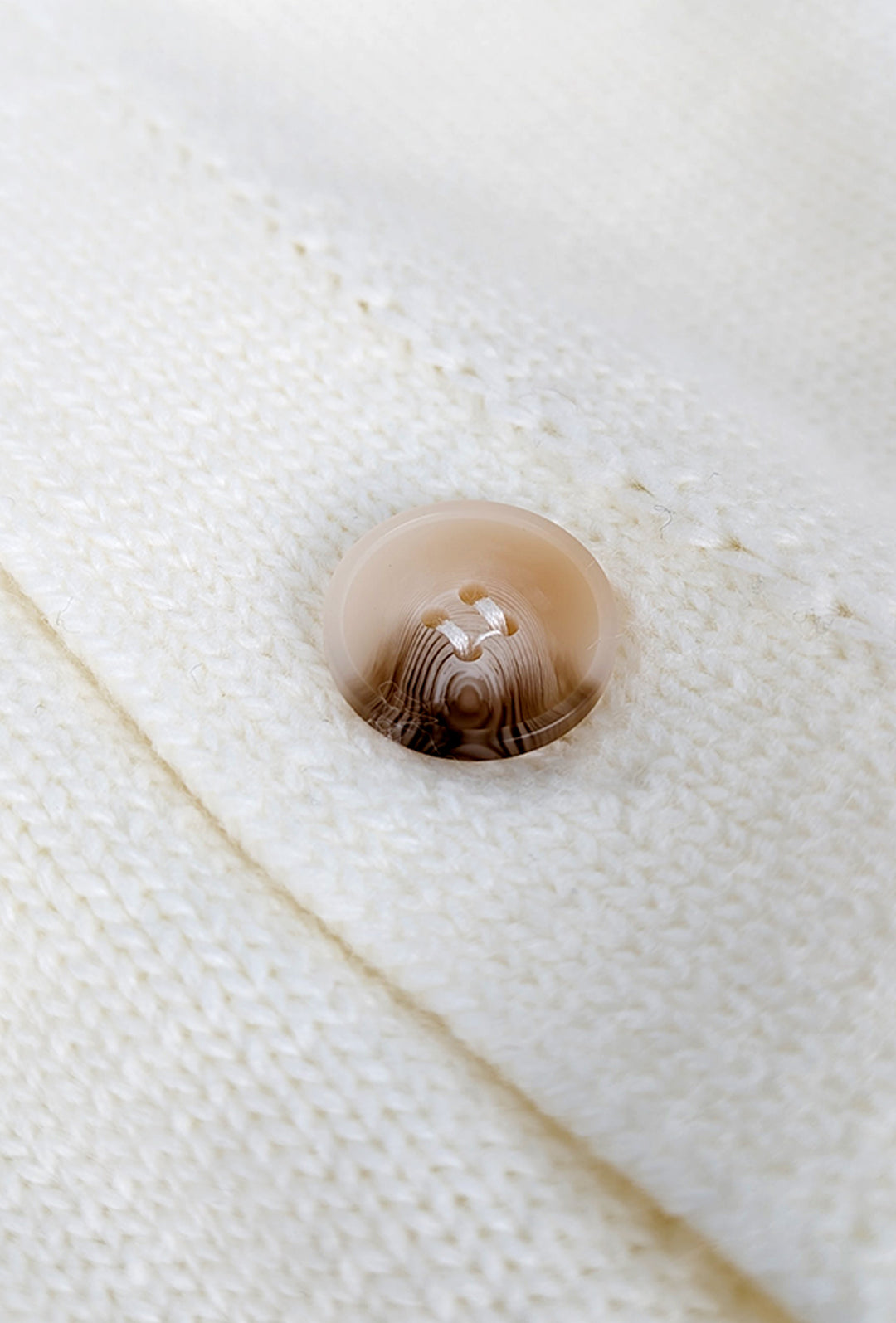 Cardigan Uomo in Lana Maglia Dresserd - PANNA