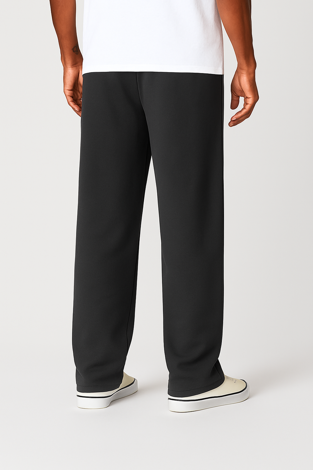 Pantalone di Tuta Regular Fit gamba dritta 100% cotone - GRIGIO