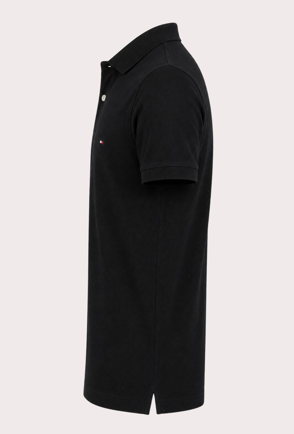 Polo Tommy Hilfiger Uomo in Cotone Piquet Regular Fit -NERO