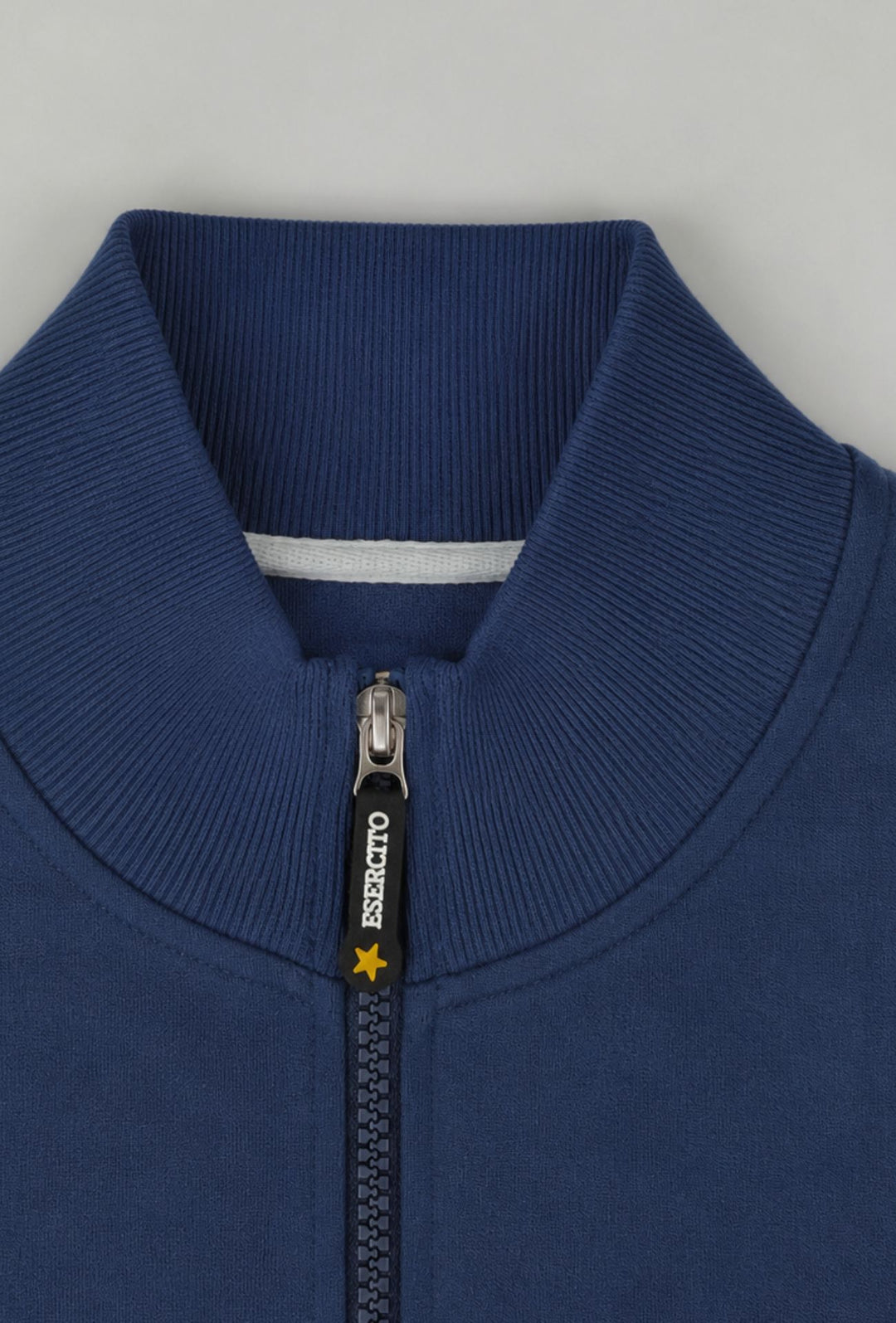 Felpa Uomo Zip Intera Aeronautica Militare- BLU NAVY