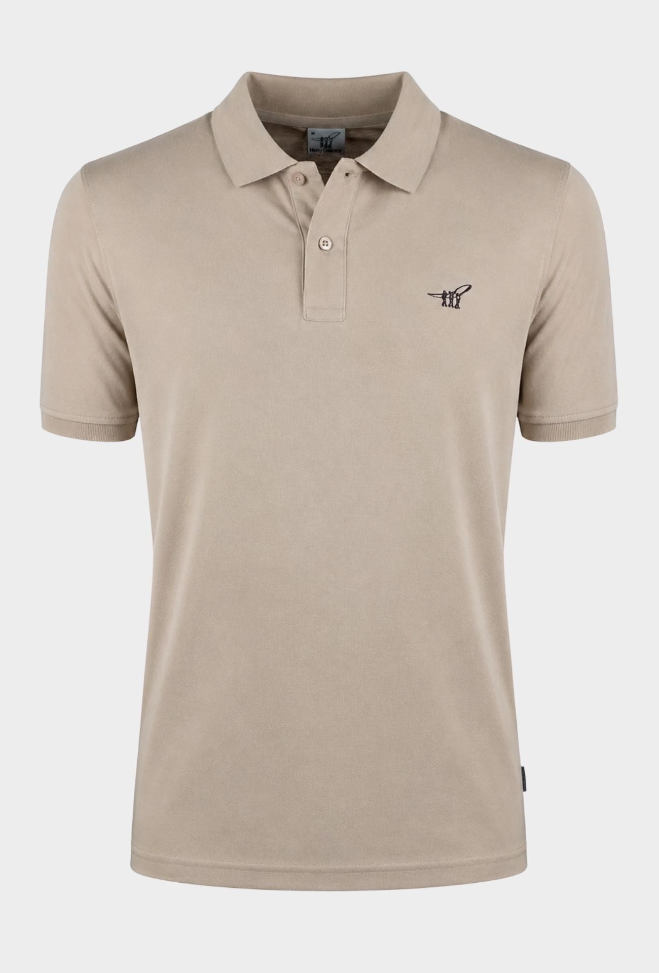 Polo Uomo HENRY COTTON'S in cotone piquet - BEIGE – DRESSERD