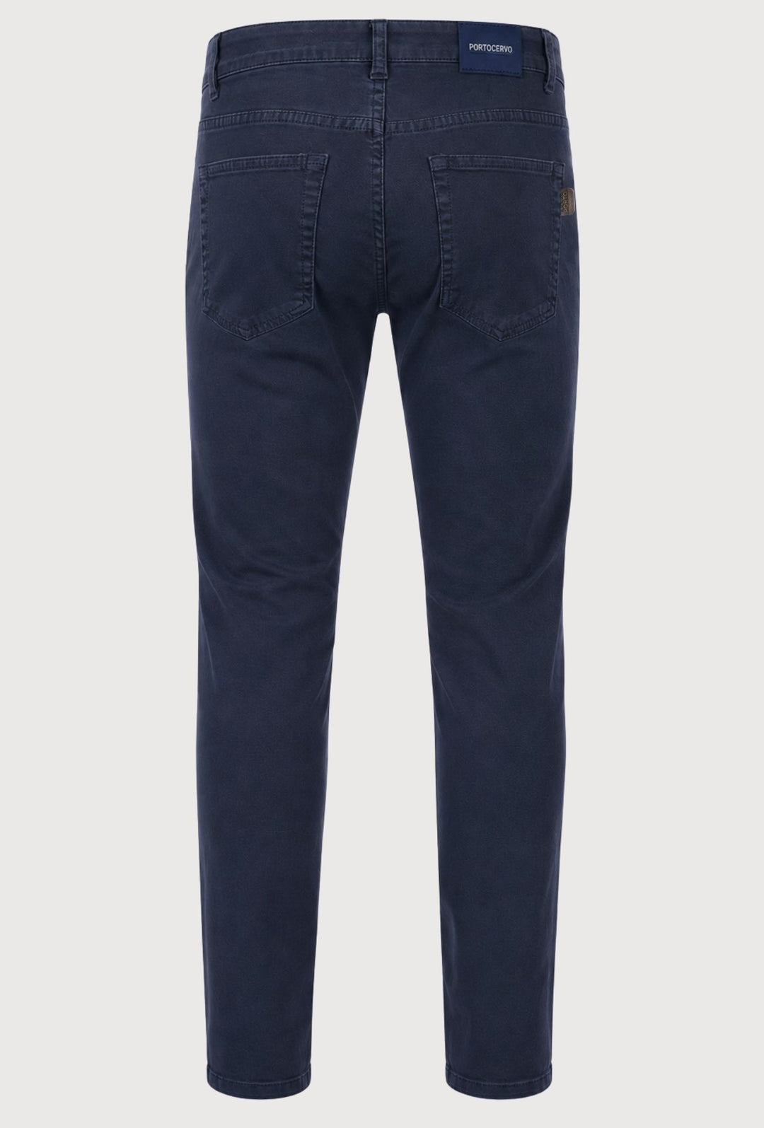 Pantalone Uomo 5 Tasche in gabardina stretch invernale - BLU