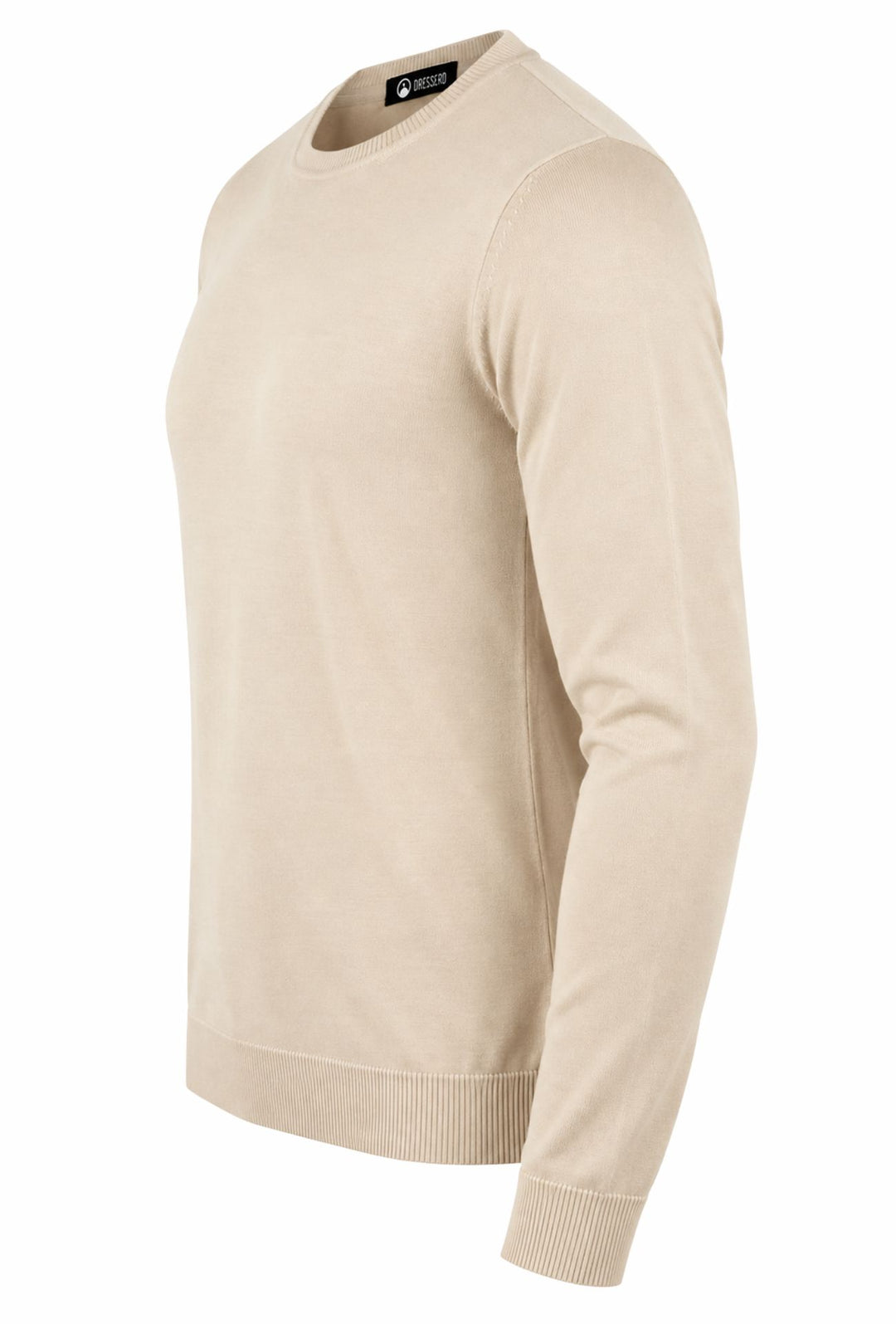 Maglioncino Dresserd manica lunga in 100% Cotone - BEIGE