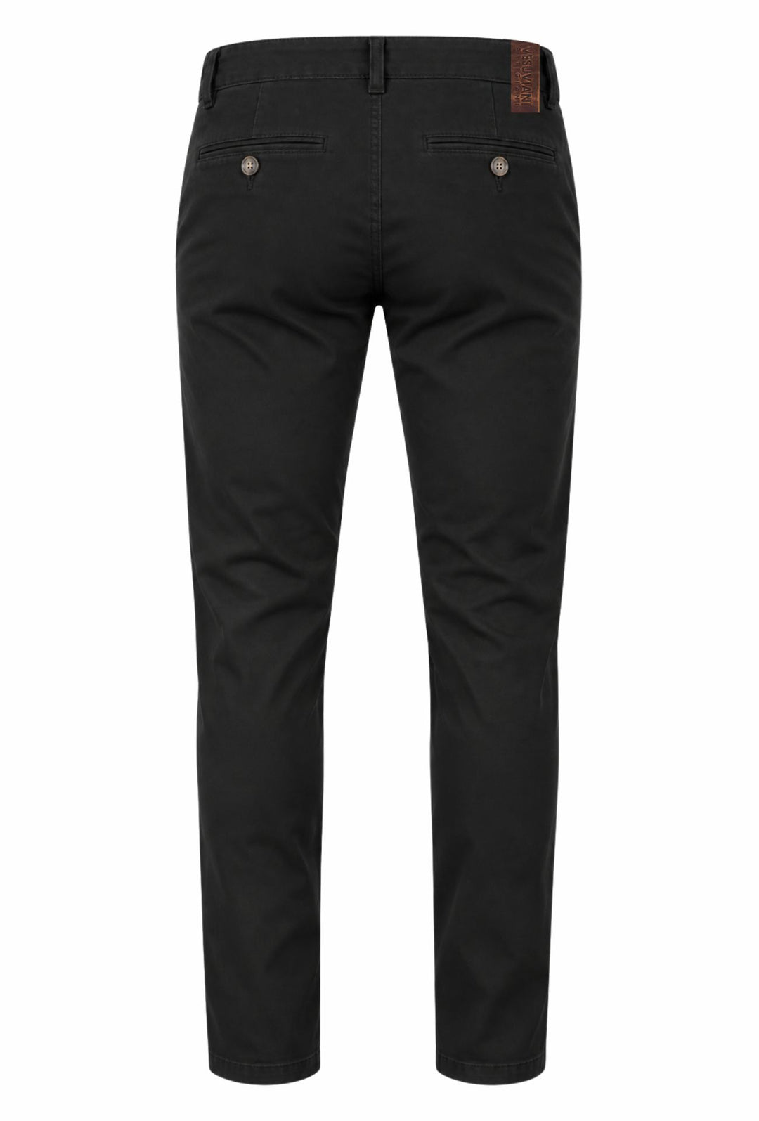 Pantalone Uomo Gamba Stretta Tasca America Invernale Pantaloni Dresserd - NERO