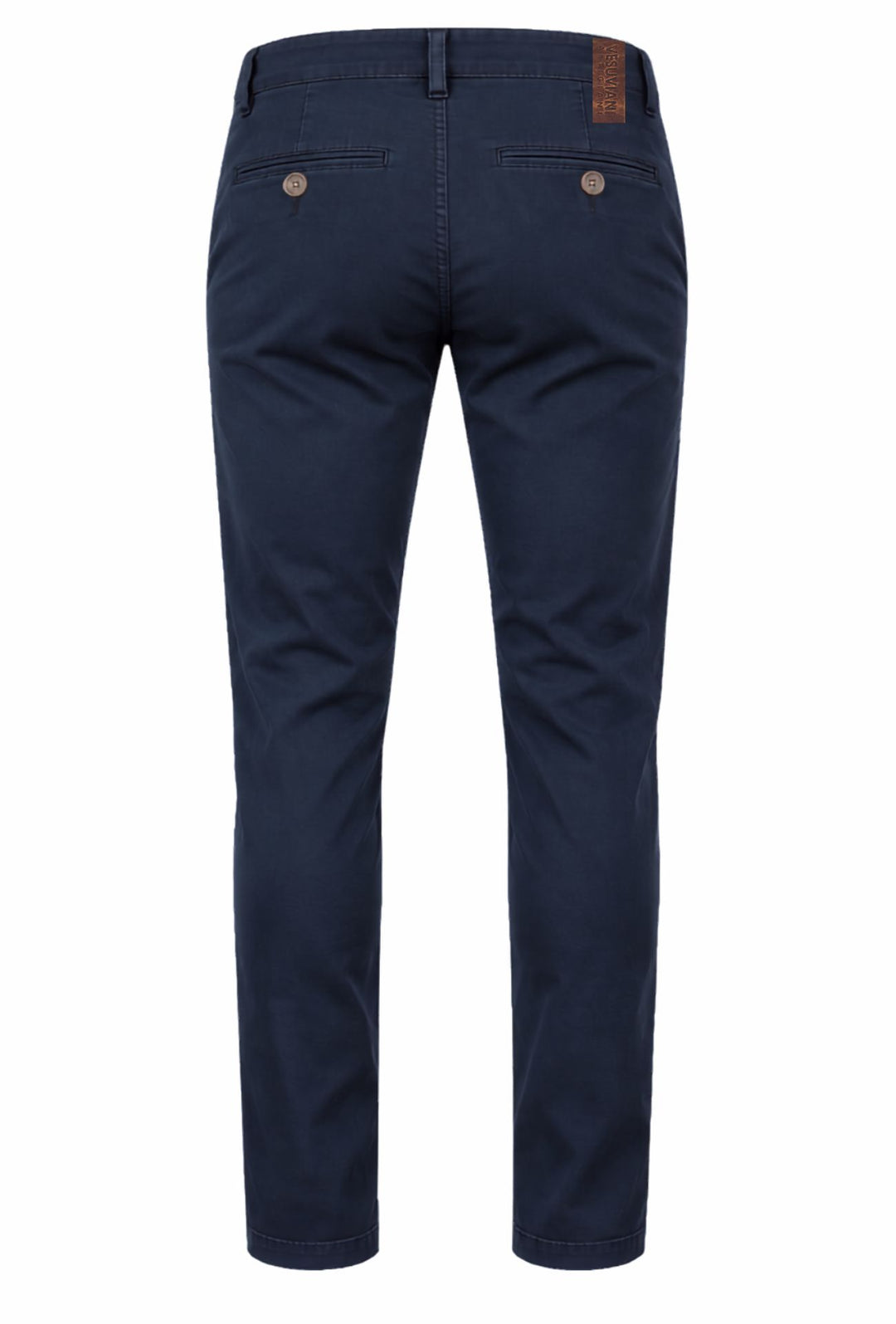 Pantalone Uomo Gamba Stretta Tasca America Invernale Pantaloni Dresserd - BLU