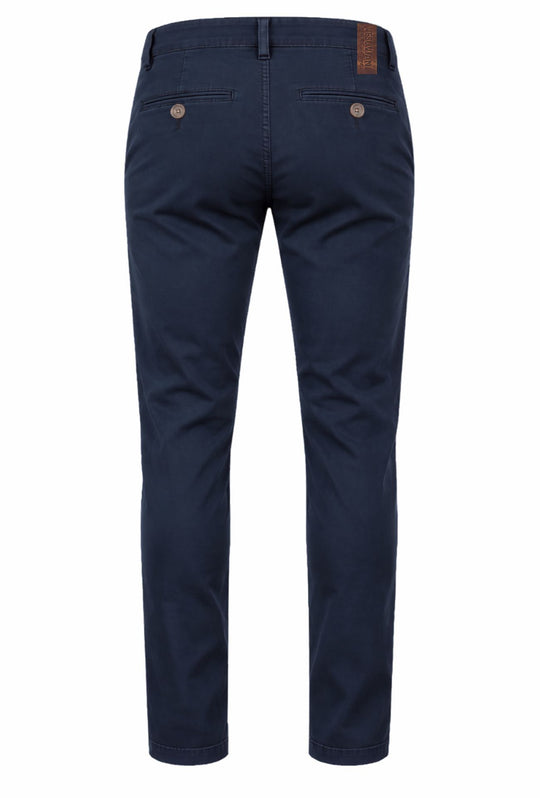Pantalone Uomo Gamba Stretta Tasca America Invernale Pantaloni Dresserd - BLU
