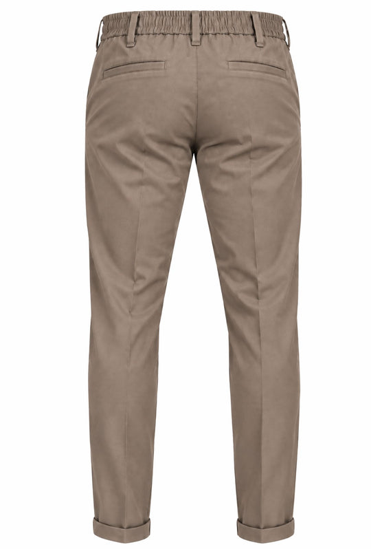 Pantalaccio Uomo invernale Mezzo Elastico modello capri tasca america DRESSERD- FANGO