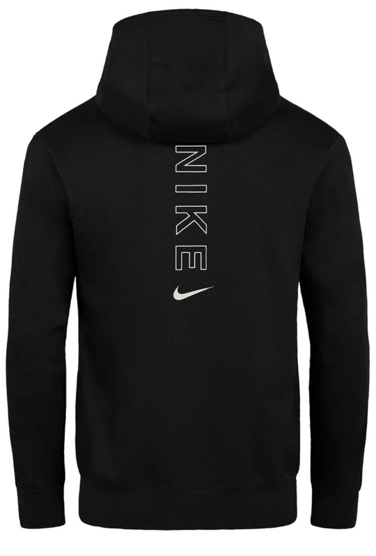 Tuta Nike Uomo Completa Felpata con Cappuccio  Full Zip- NERO