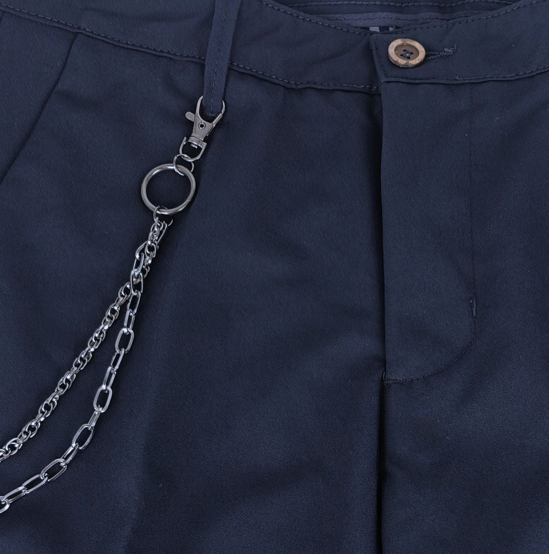 Pantalone uomo slim fit in viscosa DRESSERD - BLU