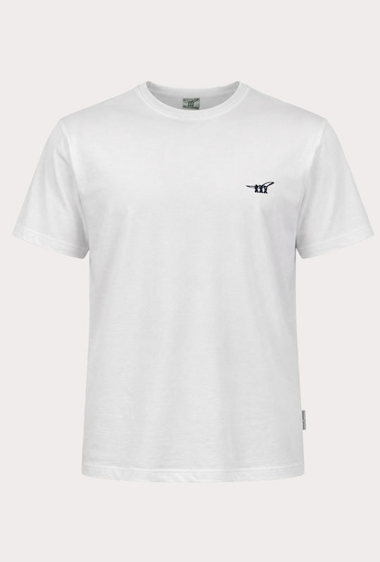 T-Shirt Uomo Girocollo HENRY COTTON'S 100% Cotone - BIANCO