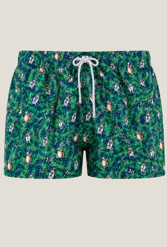 Costume da bagno uomo fantasia tropical mojito – VERDE TROPICALE
