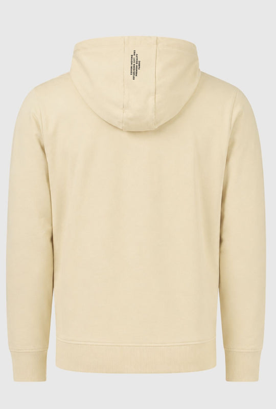 Felpa uomo cotone chiusura a zip Coveri- SABBIA