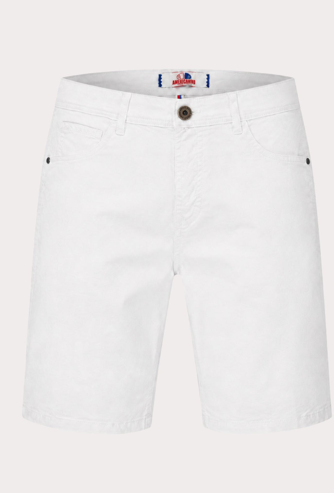 Bermuda uomo in cotone regular fit Americanino- BIANCO