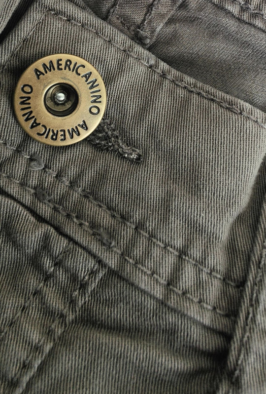 Bermuda uomo in cotone regular fit Americanino- VERDE MILITARE